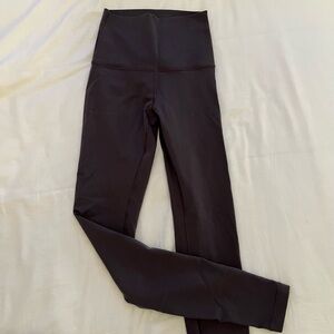 Lululemon Wunder Under 28" leggings in moonstone grey